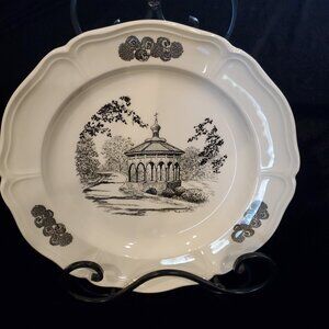 Caroline Williams WEDGWOOD Scenes of Cincinnati Dinner Plate Gazebo Eden Park